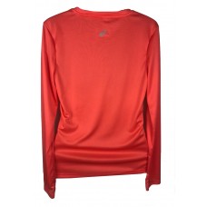 CAMISETA ASICS MANGA LONGA W CORE BASIC LS - CORAL